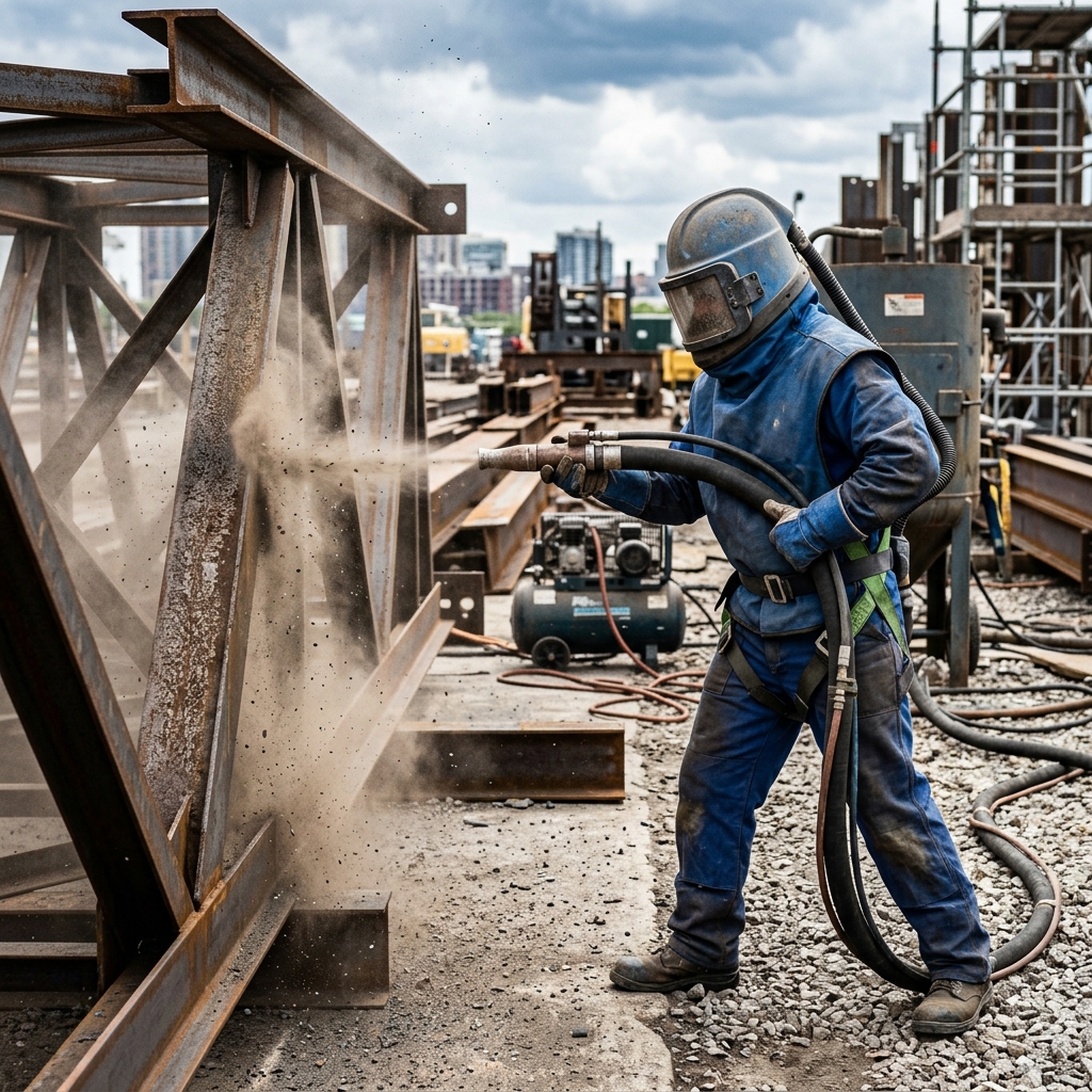 Industrial Sand Blasting Service - Mini Enterprises